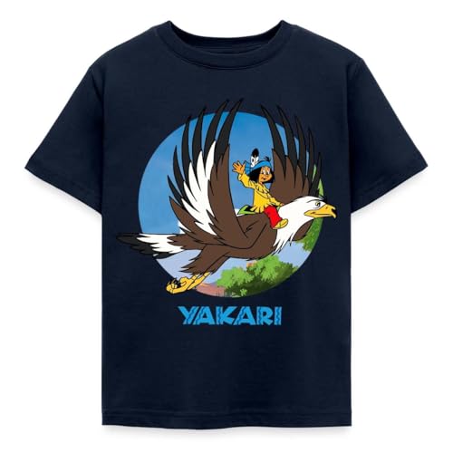 Spreadshirt Yakari Vole sur Grand Aigle T Shirt Enfant