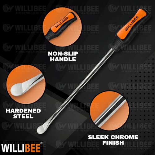 Image of WILLIBEE Heavy Duty Tyre Levers for Cycle & Bike | Tire Changing Tools for Two Wheelers | Size-12 INCH (Pack of 2)