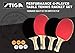 STIGA Performance 2 and 4-Player Ping Pong Paddle Set - Includes Performance Level Table Tennis Rackets and 3-Star ITTF Approved Balls