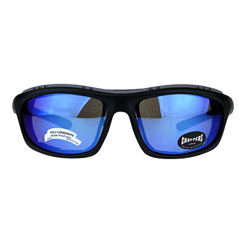 Choppers Mens Biker Sunglasses Foam Padded Wind Blocker UV 4002