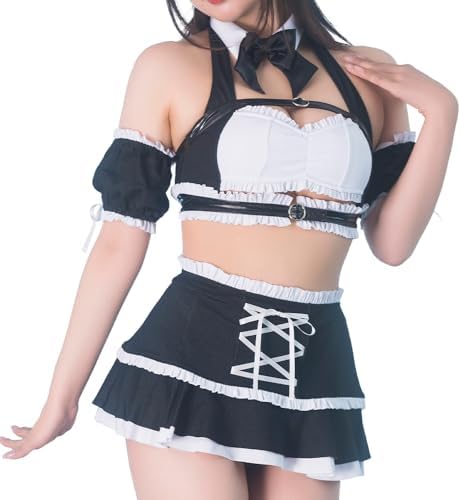 [PHARFAITE] カフェメイドスイムウェア・デニム 詳細画像1