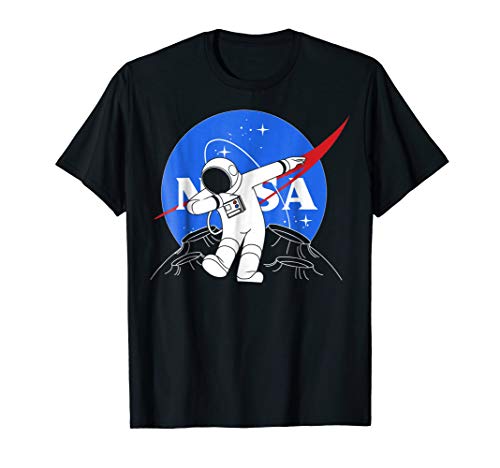 NASA Astronaut Dab On The Moon Graphic T-Shirt