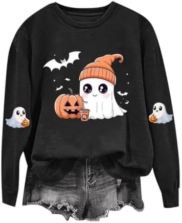 Generic Halloween Sweatshirts Black Small – Versatile black everyday color