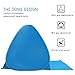 Kany Portable Pop Up Beach Tent, Outdoor Automatic Instant Tent Sun Shelter Anti-UV Cabana Shade Waterproof Family Tent for Camping Fishing Hiking or Picnic