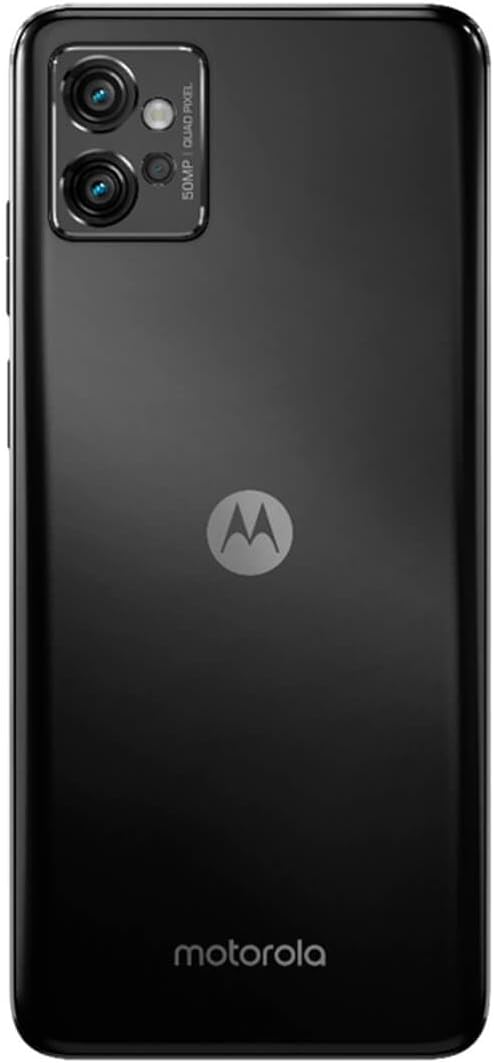 Back view of the Motorola Moto G32 smartphone, showing the camera module and Motorola logo.