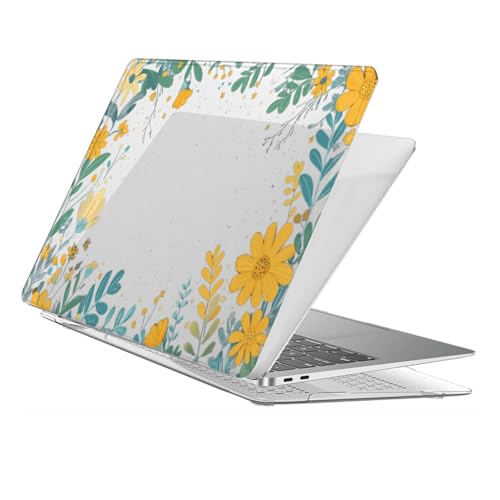 Funda MacBook Pro 13 antiarañazos protector plástico flor amarilla para renovar tu Mac viejo A1278
