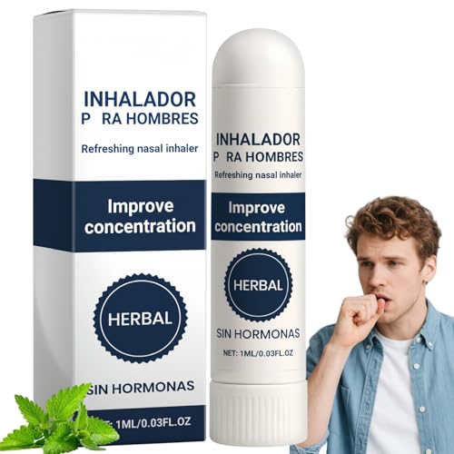 Pros/Tate Wellness Nasal Inhaler Stick,Natural Nasal Inhaler with Herbal Inhalant,Nose Inhaler for Men,Nasal Inhalation Stick with Natural Ingredients,Improving Nasal Breathing,Safe and Gentle Formula