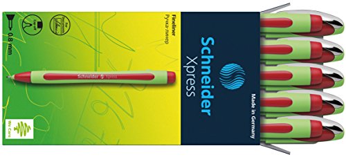 Stylo fin Schneider Xpress rouge feutre écriture dessin pointe 0.8mm