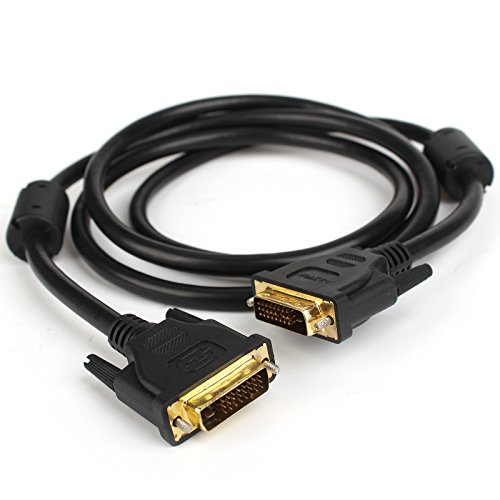 Digital Video Interface Cable - DVI cable - DVI-D Single-link Male to DVI-D Single-link Male with Ferrites - 6 Foot