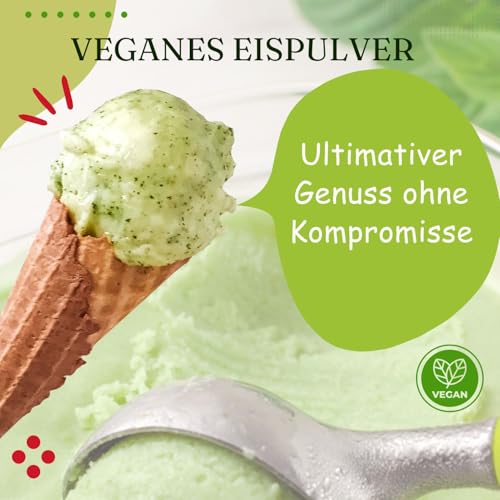 Gino Gelati Karamell Veganes Eis Pulver Zucker-, laktosefrei, verschieden Geschmacksarten, schnelle und einfache Zubereitung, Kalorienarmes, für private Küche und Gastronomie (10 Kg, Karamell Kaffee) – Bild 7