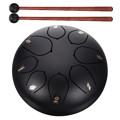 Levemolo Beginner-friendly 8 Note Drum Kit Portable Hand Drum for Adults Boys and Girls Percussion Instrument