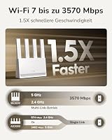 Cudy Dual Band BE3600 Wi-Fi 7 Router WR3600E 4 Gigabit-Ports, 2,0 GHz Quad Core, 4 Antennen VPN Clients & Server, Cudy APP, Cloud-Steuerung – Ansicht 5
