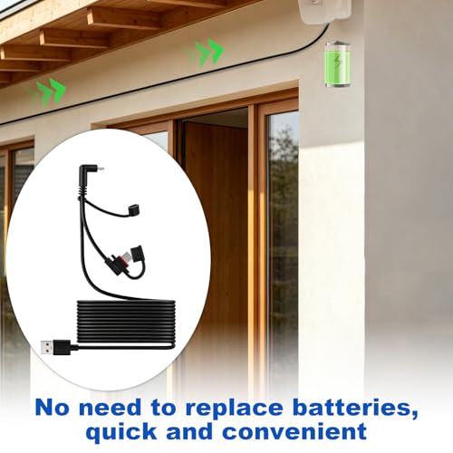 Cable de alimentación 2 en 1 para Blink Outdoor 4 y XT2, carga impermeable de 4 metros, 2 uds 6
