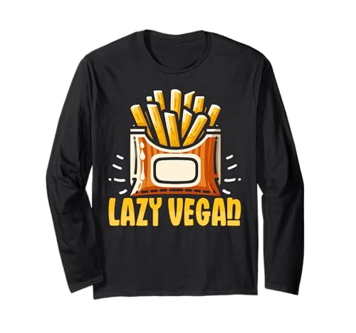 Lazy Vegan Long Sleeve T-Shirt