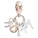 PANDORA Happy Rose Gold Charm, Orchid Pink Crystal, 787017NPO