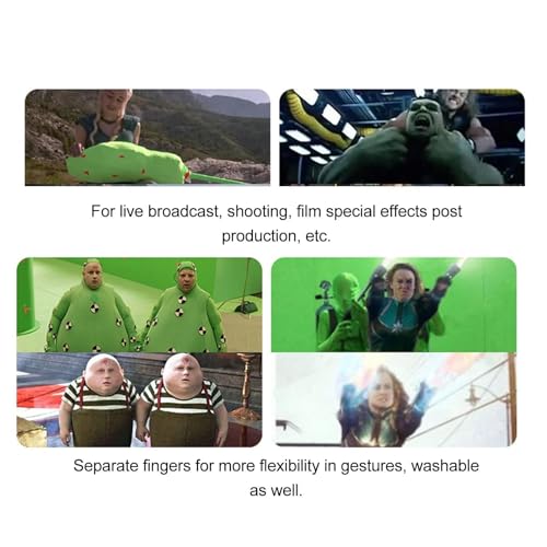 Body vert de chromakey 170cm avec conception fendue pour vidéo - 4