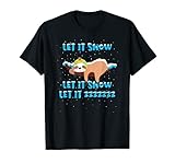 Photo Gallery funny sloth let it snow let it zzzzz sleepy christmas winter maglietta Photo Gallery funny sloth let it snow let it zzzzz sleepy christmas winter maglietta