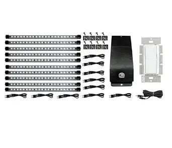 Inspired LED 12V Hardwire Kitchen Light Kit | 10 Panels | Dimmable System Included | Cool White 6000K | Pro Series