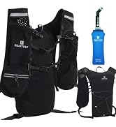 INOXTO Gilet d'hydratation de course pour hommes et femmes, sac à dos d'eau pour course à pied