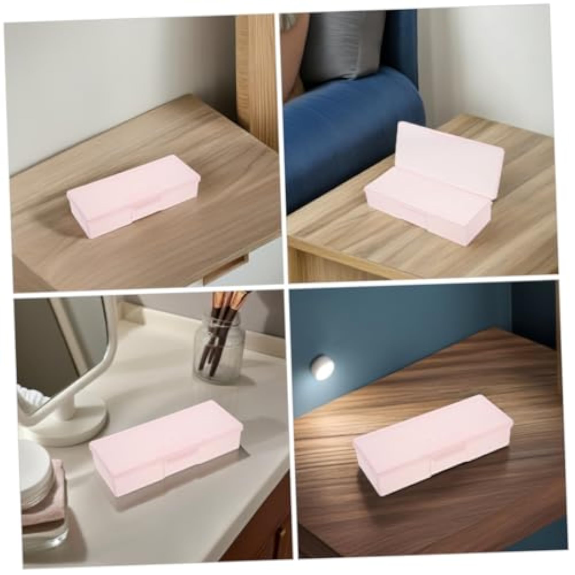 2pcs Nail Tool Storage Box, Compact Manicure Organizer
