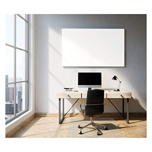 Amazon Basics Polycarbonate Heavy Duty Office Chair Mat For Carpets & Hard Floors - 46 X 60-Inch, Clear #TOP1