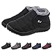 Produktbild Donubiiu Boojoy Winter Shoes Women Winter Winter Snow Ankle Boots Warm Fur Lined Slip On Waterproof (Black,Women/Men 43)