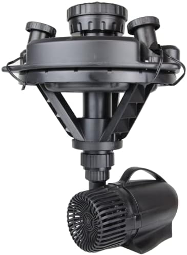 Pond Boss DFTN12003L Floating Fountain With Lights, 50 Foot Power Cord, 1/4 hp