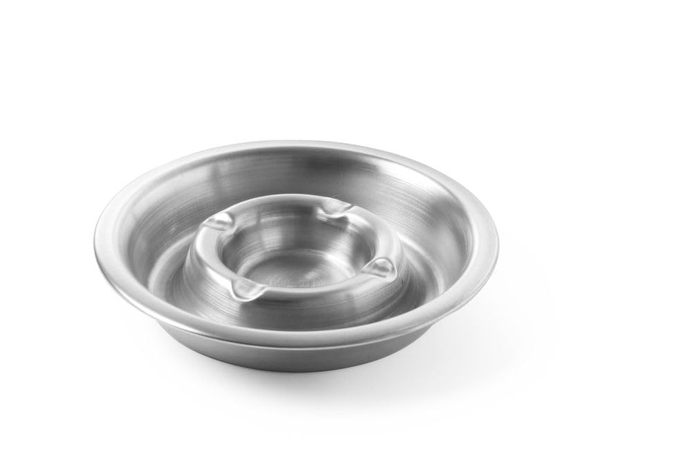 HENDI Ashtray with fire rim, ⌀140x(H)30 mm