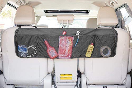 GION Multipurpose Car Back Seat Storage Car Accessories Organizer Storage Bag Trunk Anti slip Storage Hanging Utility Tool Space Saver Bag For Picnic Travel (1Pcs)