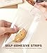300 Pcs Cookie Bags with Seal, 4x6 Inches Self Sealing Cellophane Bags, Clear Cookie Bag Resealable Treat Bags for Packaging Cookies, Candy, Gifts, Favors, 3 Mils Individual Self Adhesive Wrappers