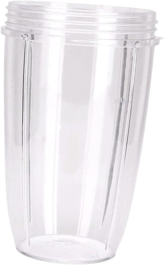 Luxshiny 3pcs Shaker Cup Large Plastic Replacement Container for Smoothies Juices Beverages Easy to Clean Dishwasher Safe Blender Accessory for Nutrient-rich Drinks