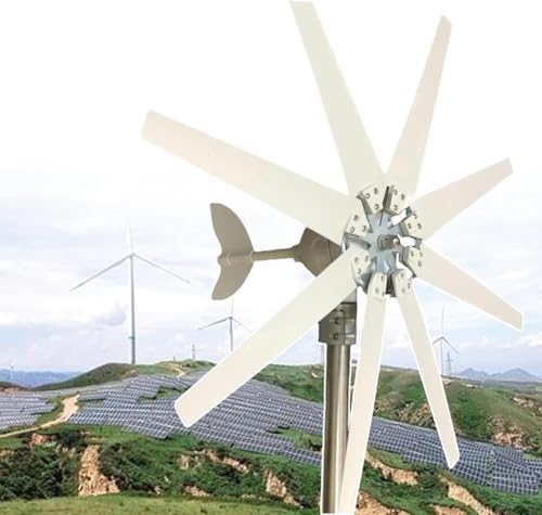 KZZAAO 8000W Wind Turbine Generator Kit - High-Efficiency Breeze Power System for Home & Weather Stations - Durable Renewable Energy,48v