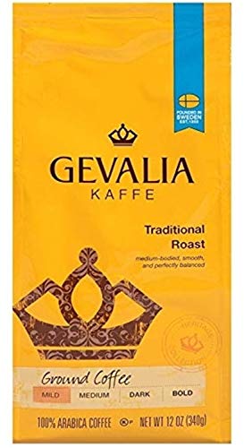 Gevalia Traditional Light Roast Ground Coffee (12 oz Bags (Pack of 6)) image 5