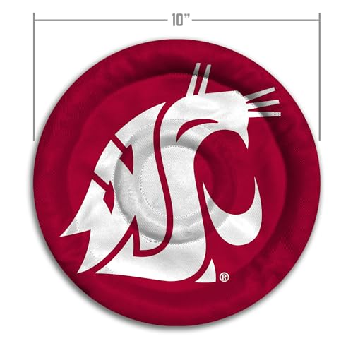 Image of YouTheFan NCAA Washington State Cougars Flimzee Bean-Bag Flying Disc