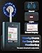 AEGTEST 8035 DC Gauss Meter, Telescopic Hall Sensor, Rechargeable Tesla Meter 0–2500 mT, Magnetometer with Data Logging and Alarm, Magnetic Field Strength Meter, ±2% Industrial Accuracy for Factories