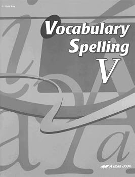 Paperback Vocabulary Spelling 5 - Quizzes (Grade 11) (Quiz Key - Teacher Key) Book