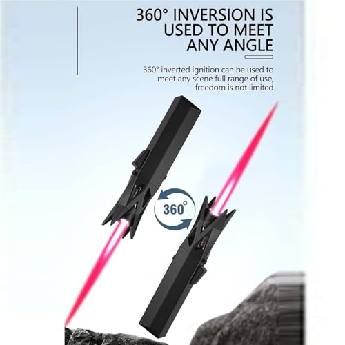 Encendedor Jet Torch Lightsaber recargable butano negro miniatura 3