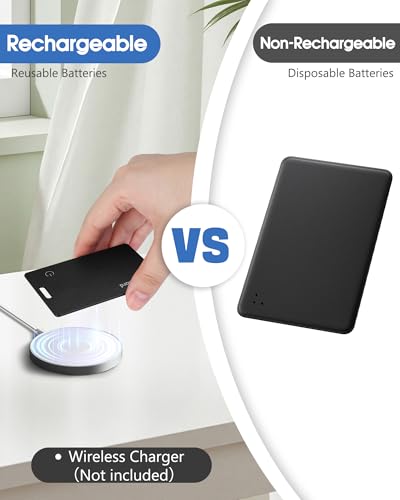 Zoilytech Wallet Tracker Card for Android,Rechargeable Tag Wallet Finder, Thin and Light Smart Card IP68 Waterproof Tracker Item Locator for Google Find Hub App(Android Only) - image 4