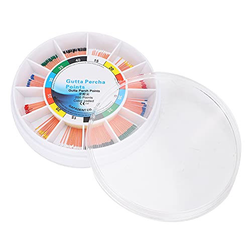 200Pcs Dental Gutta Percha Points Tips Endodontic Root Canal Fill Material For All Kinds Of Pulpitis, Pulp Necrosis And Bad Caries #TOP7