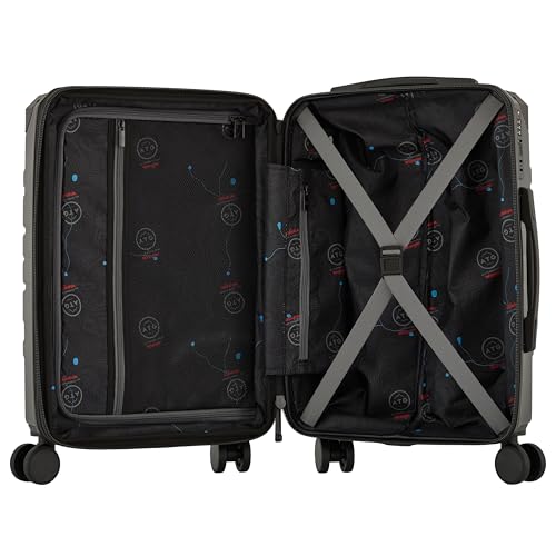 Image of Wrangler ATG Alpine 22 inch Expandable Rolling Hardside Carry-On Luggage, Jet Black