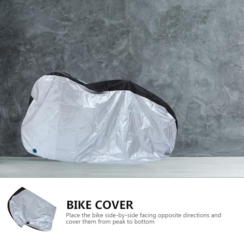 Funda para bicicleta de montaña impermeable y protector contra polvo talla M 7