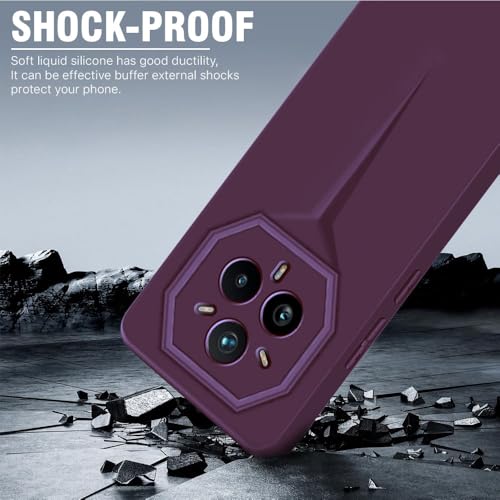 Image of WOW IMAGINE Slim Back Cover for Realme 14 Pro Plus 5G | Blade Series Ultra Thin Case with Lightweight Design | Camera Protection | Soft Matte Silicone Flexible Mobile Case - Purple