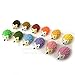 Iwako Japanese Pencil Erasers - Hedgehog 12pcs - Limited Edition only at Tokyo Japanese Outlet