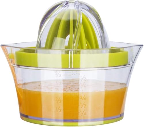 DrivExスクイーザー スクイーザー レモン搾り しぼり器 手動式ジューサー レモン絞り おろし器 食洗機対応 食品級プラスチック 計量カップ 生搾り器 キッチン用品 小型