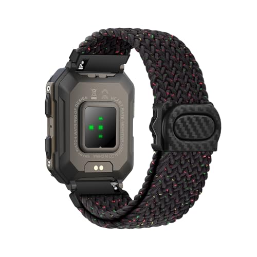 AireWiki Armband Kompatibel mit KOSPET TANK M3/ M2/ M3 Ultra - Nylon Sport Solo Loop Band Ersatzarmband für Damen Herren für KOSPET TANK M3/ M2/ M3 Ultra (10)