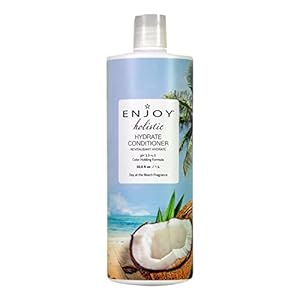 Enjoy Hair Care Holistic Hydrate Conditioner, pH 3.5-4.5, Hair Conditioner For Damaged Hair, Conditioner Curly Hair Products – 33 Fl Oz