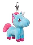  schlüsselanhänger Sparkle Tales Einhorn blau/rosa 13 cm