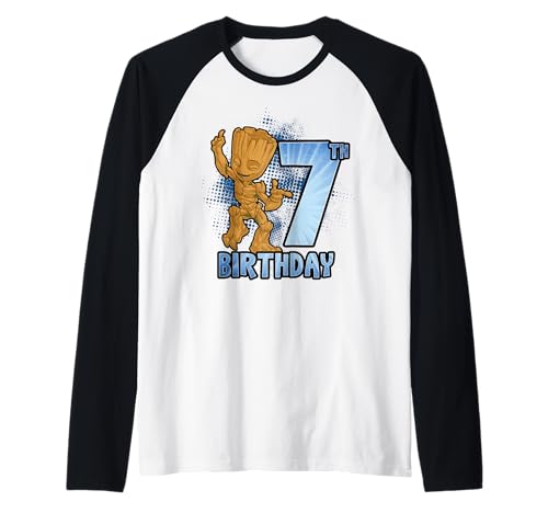 Baby Groot maillot baseball anniversaire 7 ans Marvel cadeau idéal garçon