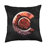 Red Rocks Amphitheater Throw Pillow