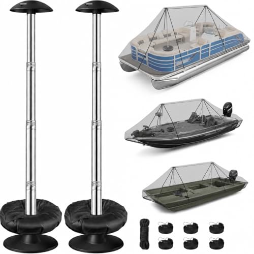 Fuprosico Pontoon Cover Poles Set
